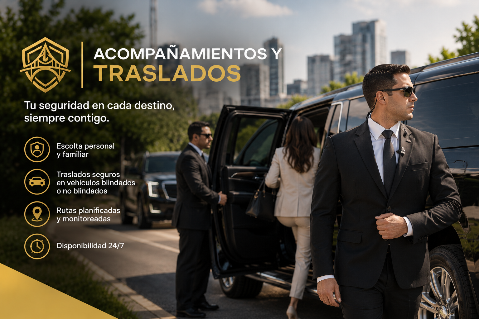 Servicio de acompañamiento y traslados seguros