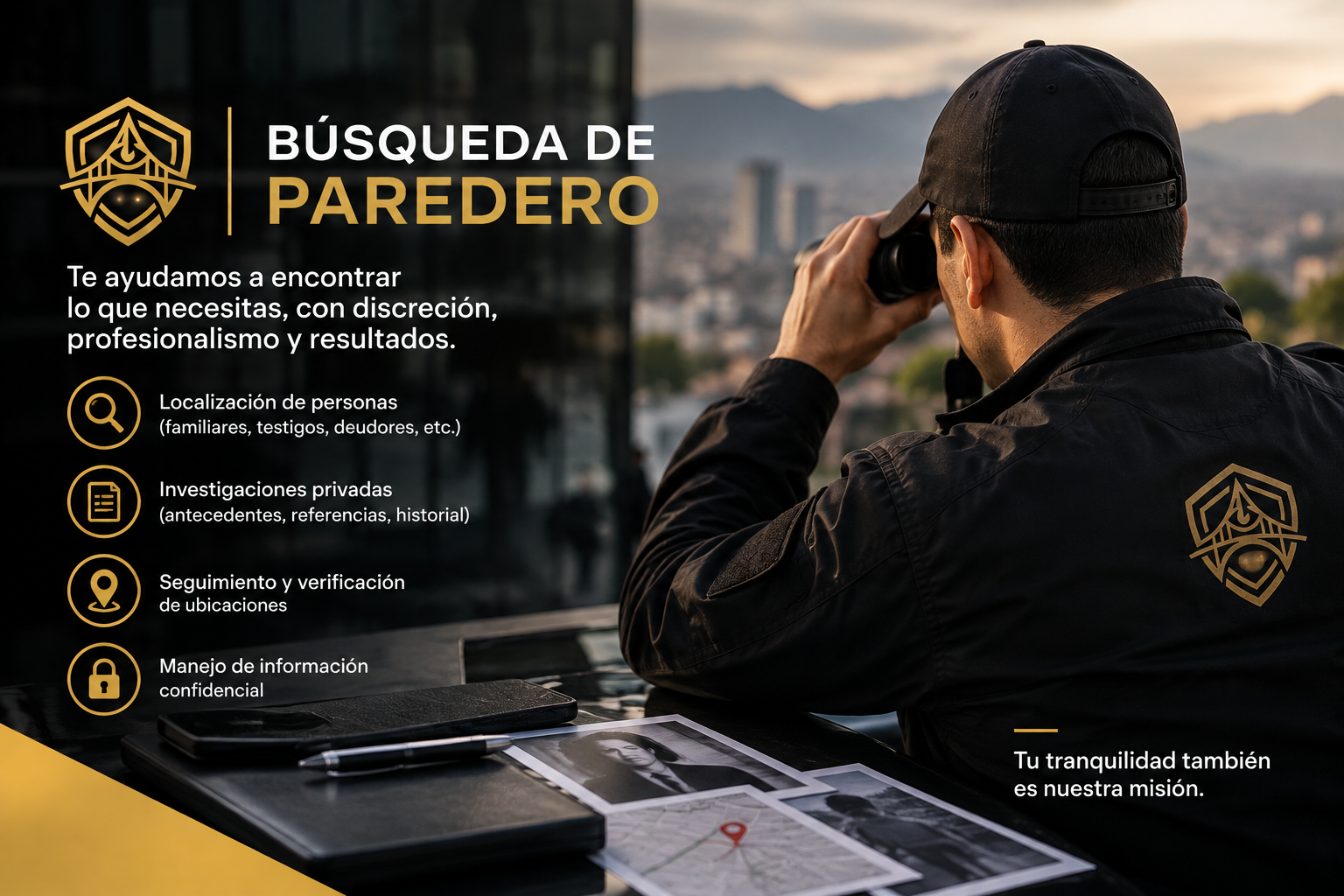 Investigación y búsqueda de paraderos